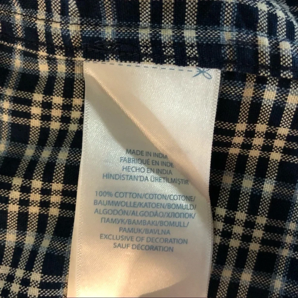 RALPH LAUREN - BOYS 24 MONTHS BLUE PLAID SHIRT